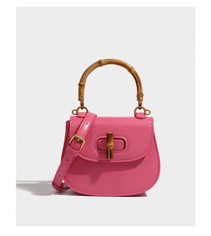 Round dan Half Round Bambu Tas Handle Dengan Akar Bambu Untuk Tas Wanita 2