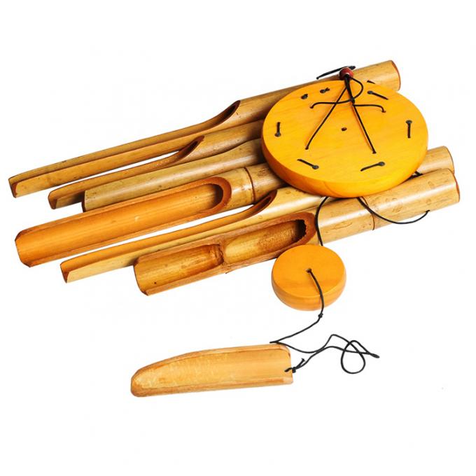 Bamboo Wind Chimes dengan Tone Deep Luar Biasa Untuk Taman Patio Rumah Atau Dekorasi Luar Ruangan 4