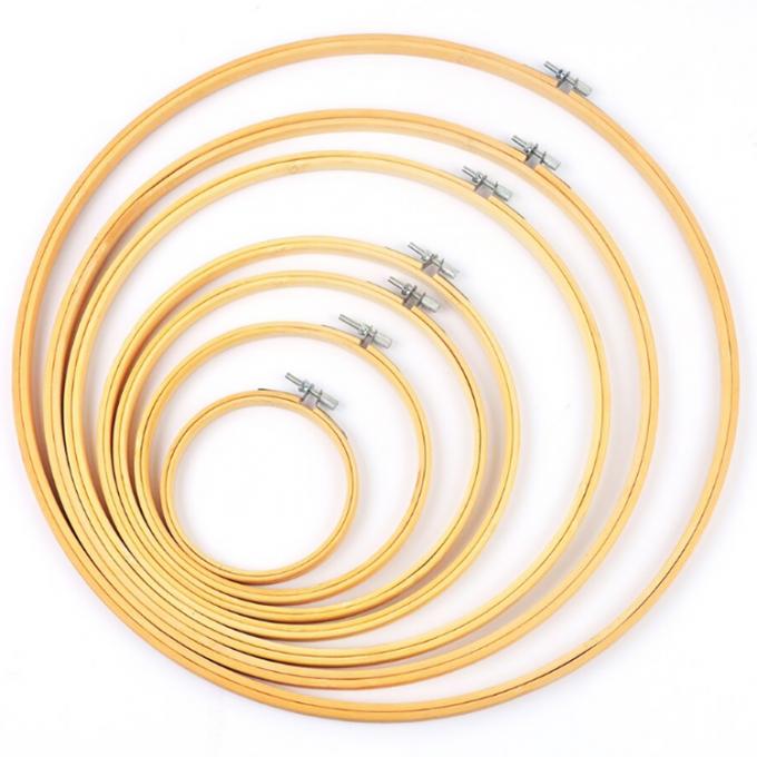 Rangka Sulaman Kerajinan Bambu Berkelanjutan Untuk Seni DIY 1