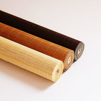 1m Roller Shades Bambu Ramah Lingkungan Pergola Roller Bamboo Blinds