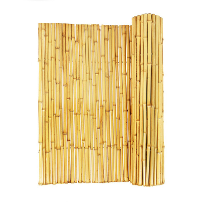 Cina Pemasok Bamboo Border Fence Alam Bamboo Reed Fence Alam Atau Hitam Warna Untuk Pagar Taman