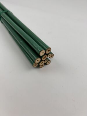 Tiang Bambu Berlapis Plastik Tahan Cuaca Solusi Dukungan Berkebun Terbaik