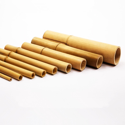 Ukuran khusus Moso alami murni tiang bambu kering Moso padat tiang bambu untuk konstruksi atau dekorasi