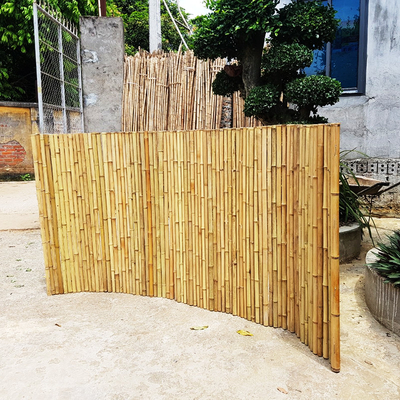 Layar Privasi Bambu Gulung yang Dapat Digunakan Kembali
