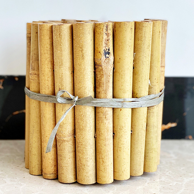 Pagar Bambu Dekoratif 20x100cm Pagar Perbatasan Dekoratif Taman Kecil