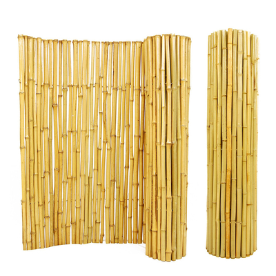 180cm Pagar Bambu Dekoratif Pagar Bambu Alami Taman Bambu Rolled Screening