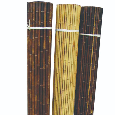 Pembibitan 2x1.8m Pagar Bambu Dekoratif Dengan Bingkai Pagar Bambu Berkarbonasi