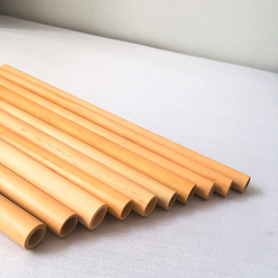 Bambu Alami Dapat Digunakan Kembali 19cm Sedotan Bambu Sekali Pakai Untuk Koktail Kopi