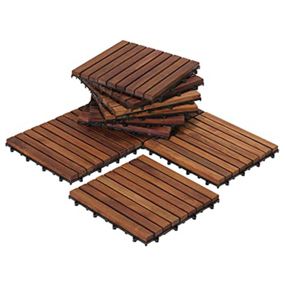 Sistem Klip Pengikat Tersembunyi Stainless Steel Lantai Bambu Luar Ruangan Horisontal