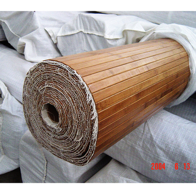 Wallpaper Bambu Disesuaikan Panel Bambu Lebar 17mm Anyaman Kembali