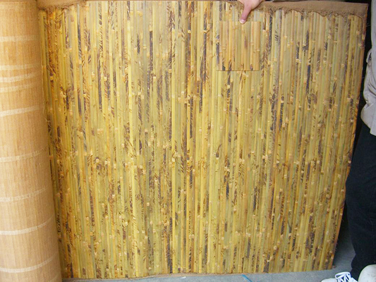 Water Proof Bamboo Paneling Woven Back 13mm Lebar Disesuaikan Panjang
