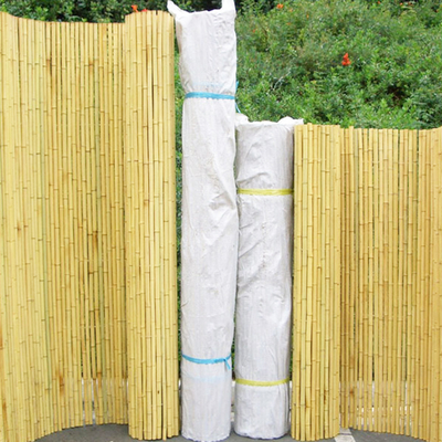 180cm 240cm Rolled Bambu Pagar Untuk Pembibitan Perbatasan Taman