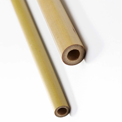 Reusable Eco Friendly 20x0.8cm Sedotan Minum Bambu Dapat Digunakan Kembali Dengan Sikat
