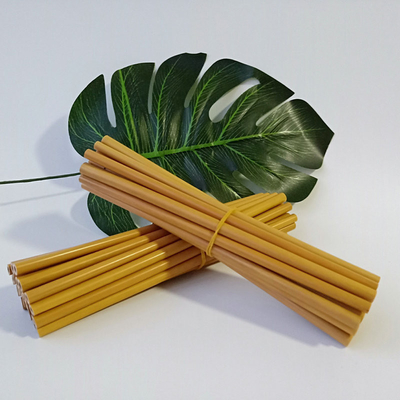 Bahan Baku Bambu Biodegradable Sedotan Serat Alami Organik Dapat Digunakan Kembali Sedotan Minum Bambu dengan Pembersih