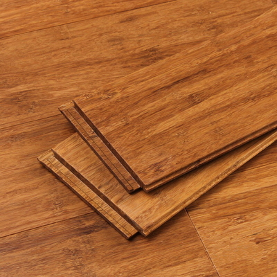 Pemasang Mudah Lantai Bambu Berkarbonasi Dengan Lantai Decking Klip Pengikat Tersembunyi