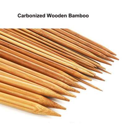 12 pcs Jarum Rajut Melingkar Bambu Set Kait Crochet Bambu