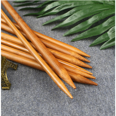 12Pcs Set Bambu Ringan Jarum Rajut Bundar Tunggal Menunjuk Merajut untuk Merajut Buatan Tangan DIY