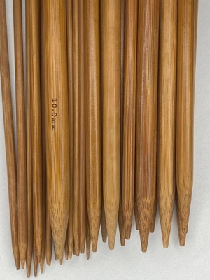 Jarum Rajut Runcing Bambu Berkarbonisasi Untuk Benang Buatan Tangan Kreatif DIY