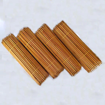 Jarum Rajut Runcing Bambu Berkarbonisasi Untuk Benang Buatan Tangan Kreatif DIY