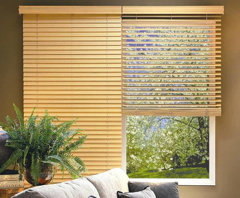 2m Outdoor Bamboo Roller Blinds Roll Up Shades Ramah Lingkungan Sun Proof