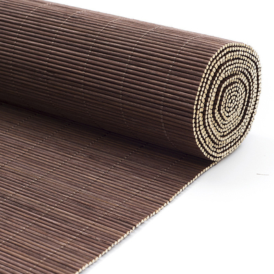 Sun Proof Home Decoration Bamboo Roller Blinds Manual Dengan Serut