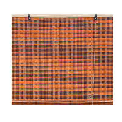 Privasi Dalam Ruang Bamboo Roller Blind Dengan Lift, Anti UV Waterproof Bamboo Curtains