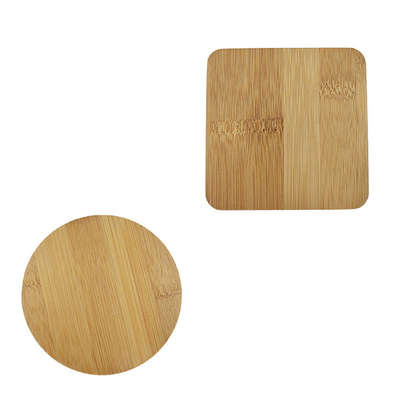Piring Tanaman Bambu Tatakan Bambu Kosong Untuk Pot Tanaman 3,2 Inch Tanaman Sukulen