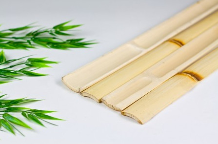 Moso Bambu Split Bilah Bambu Dekoratif Seni Kerajinan Bahan