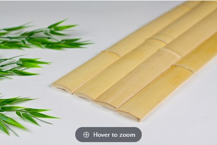 Tiang Bambu Tonkin Alami 150cm Panjang 3cm Diameter Tongkat Bambu Padat