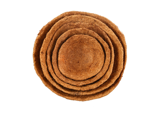 Dekorasi Taman Keranjang Penanam Gantung Logam Dengan Coco Coir Coco Liner