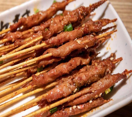 Tongkat Bambu Barbekyu Panjang 40cm Tusuk Sate Bambu BBQ Besar