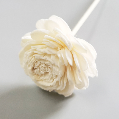 Home Fragrance Diawetkan Reed Diffuse Kering Sola Flower Reed Diffuser dengan Cotton Wick