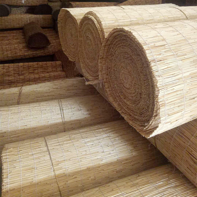 Panel Pagar Anyaman Alami Roller Pagar Willow Ringan Untuk Yards Privasi