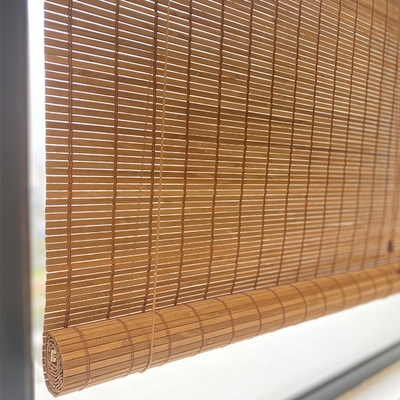Bambu Alami Menggulung Window Blind Roman Shade Dekorasi Rumah Sun Shutter