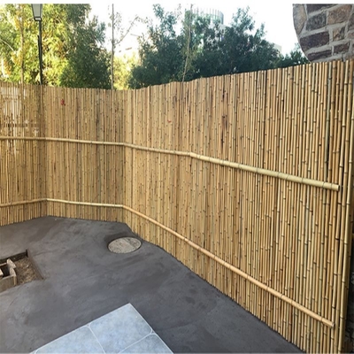 Rumah Gulungan Layar Bambu Pagar Taman Halaman Belakang Panel Bambu Dekoratif