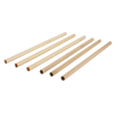 22.5cm Organik Biodegradable Sedotan Bambu Sekali Pakai Gelembung Minuman Teh Boba Sedotan