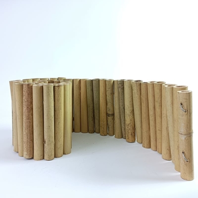 20x100cm Cane Bamboo Edging Border Fence Untuk Dekorasi Balkon Taman Kecil
