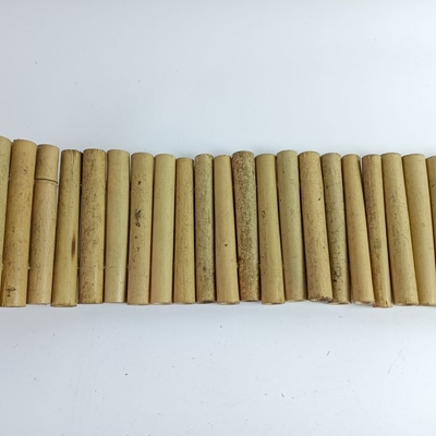20x100cm Cane Bamboo Edging Border Fence Untuk Dekorasi Balkon Taman Kecil