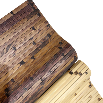 Tiang Bambu Setengah Alami Biodegradable Ukuran Bilah Bambu Disesuaikan Untuk Dekorasi