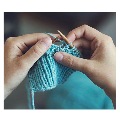 Jarum Alat Jahit Kepala Tunggal Bambu Pegangan Crochet Hook Carbonized Knitting