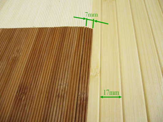 220cm Raw Bambu Pola Hitam Bambu Pola Alam Varnish permukaan halus
