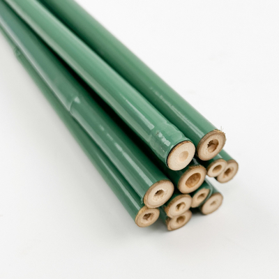 40cm 60cm 90cm 120cm Panjang Tiang Bambu Hijau Lukisan Hijau