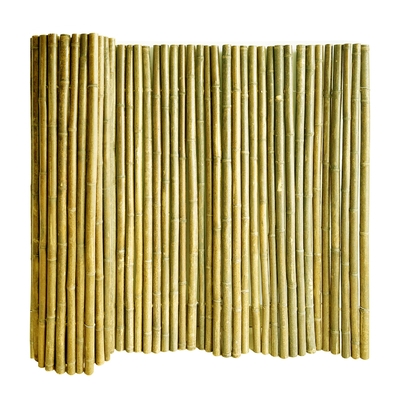 Dinding Layar Bambu 2x1.5m Dengan Panel Pagar Privasi Bingkai Untuk Dekorasi Taman