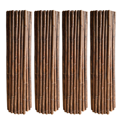 150x180cm Pagar Gulungan Bambu Teralis Balkon Halaman Belakang Pagar Bambu Hias