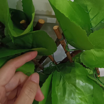 Pagar Buatan Telescopic Hedge Taman Pagar Plastik Untuk Dekorasi Luar Ruangan