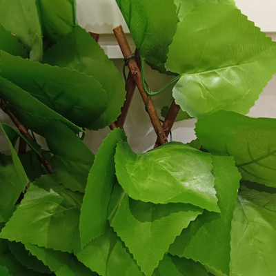 Pagar Buatan Telescopic Hedge Taman Pagar Plastik Untuk Dekorasi Luar Ruangan