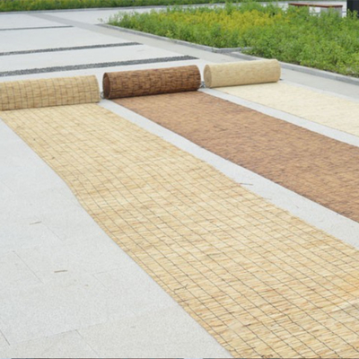 Panel Pagar Anyaman Alami Roller Pagar Willow Ringan Untuk Yards Privasi