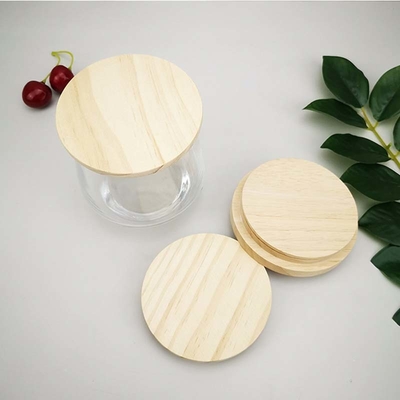 Toples Penyimpanan Makanan Dengan Tutup Bambu Untuk Permen, Kue, Beras, Gula, Tepung, Pasta, Kacang