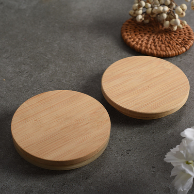 Cincin Silikon Tutup Toples Bambu Stoples Penyimpanan Toples Lilin Tutup Kedap Udara Bambu