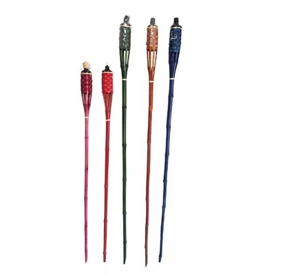 Outdoor Bamboo Yard Torch 150cm Lampu Dekorasi Pesta Halloween